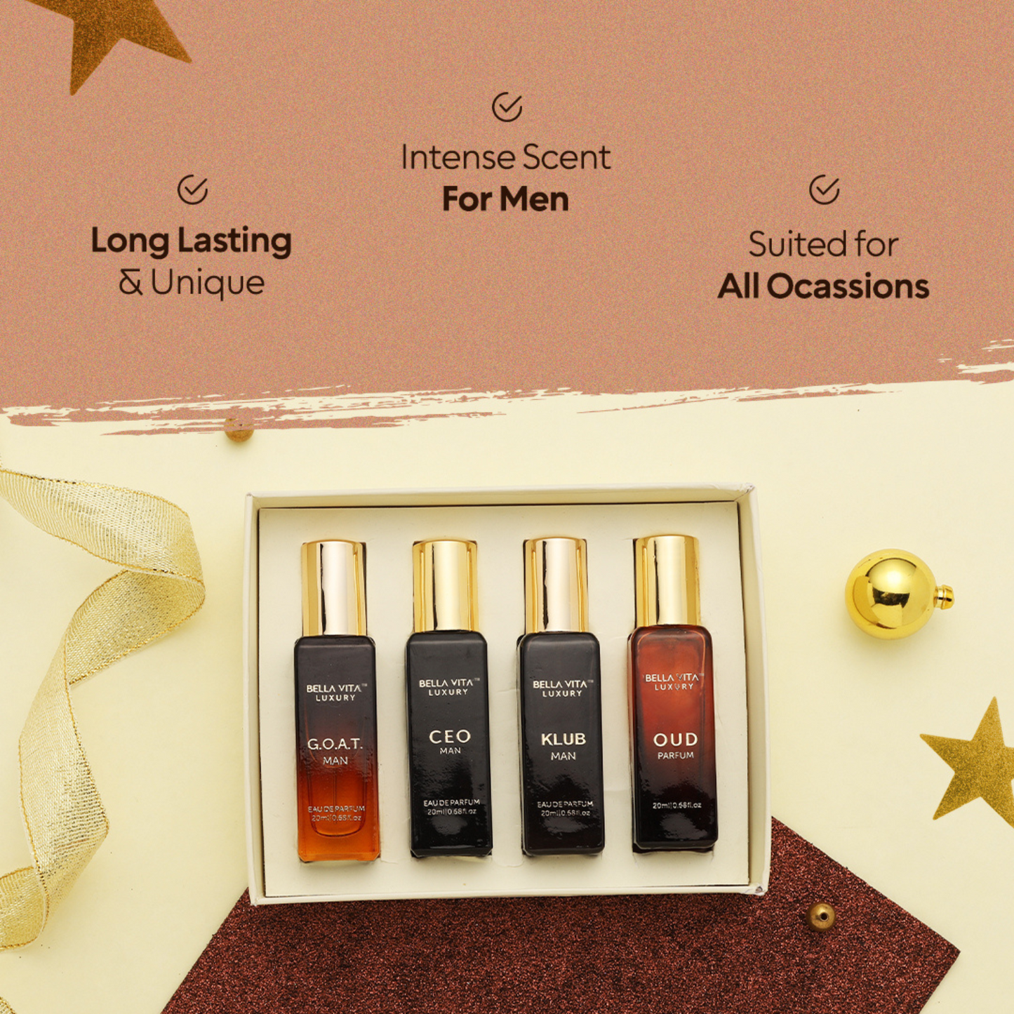 BellaVita Luxury Collection Eau De Parfum Gift Set For Men