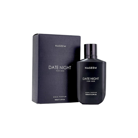 Naseem Date Night perfume bottle and packaging on a white background
