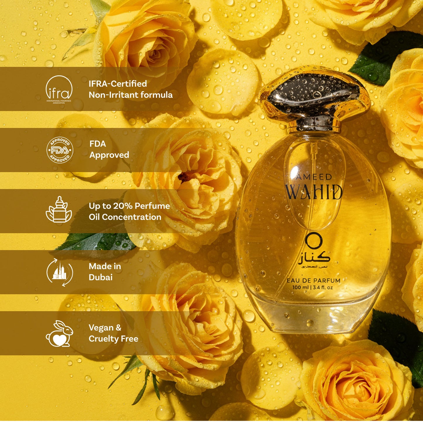 Bellavita Luxury Kenaz Ameed Wahid French Oriental Edp U