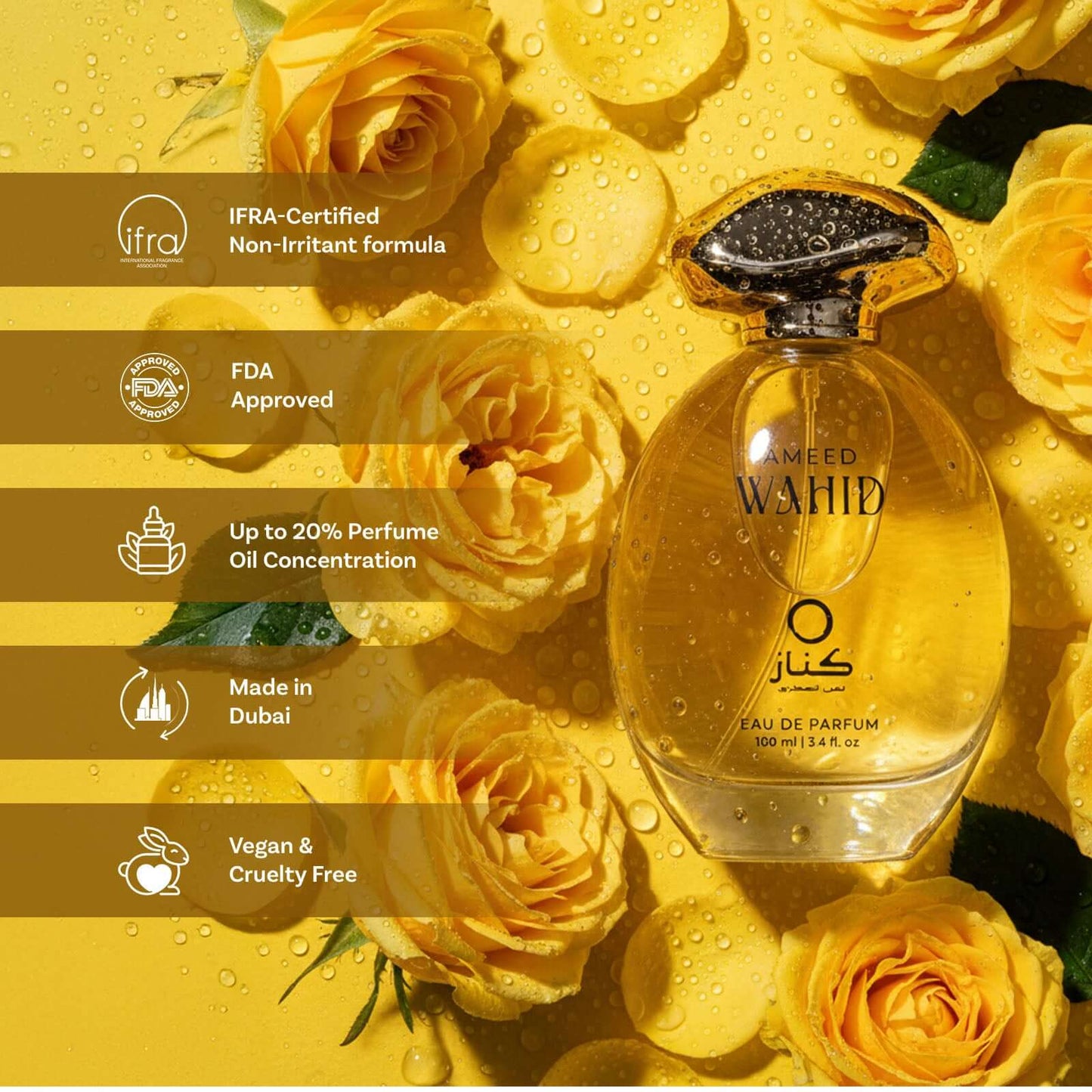 BellaVita Luxury Kenaz Ameed Wahid French Oriental EDP Unisex 100ml