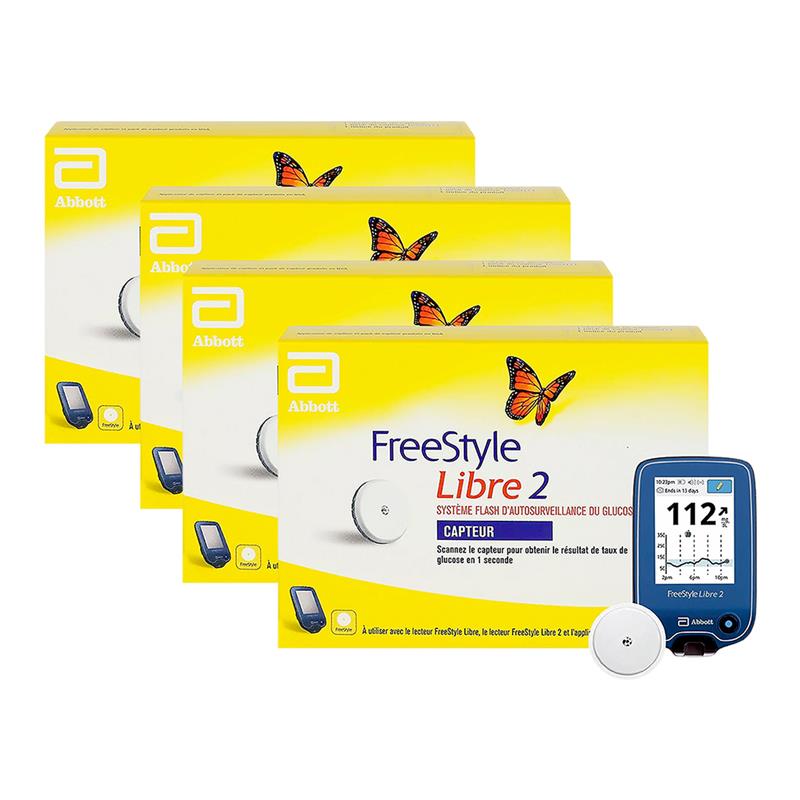 Abbott Freestyle Libre 2 Sensor Pack Of 4