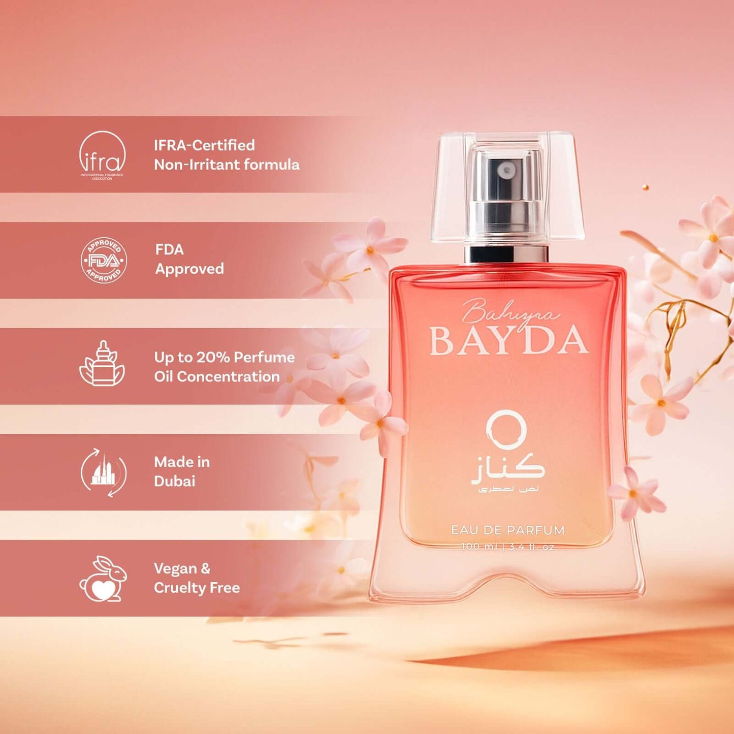 BellaVita Luxury Kenaz Bahiya Bayda French EDP for Women