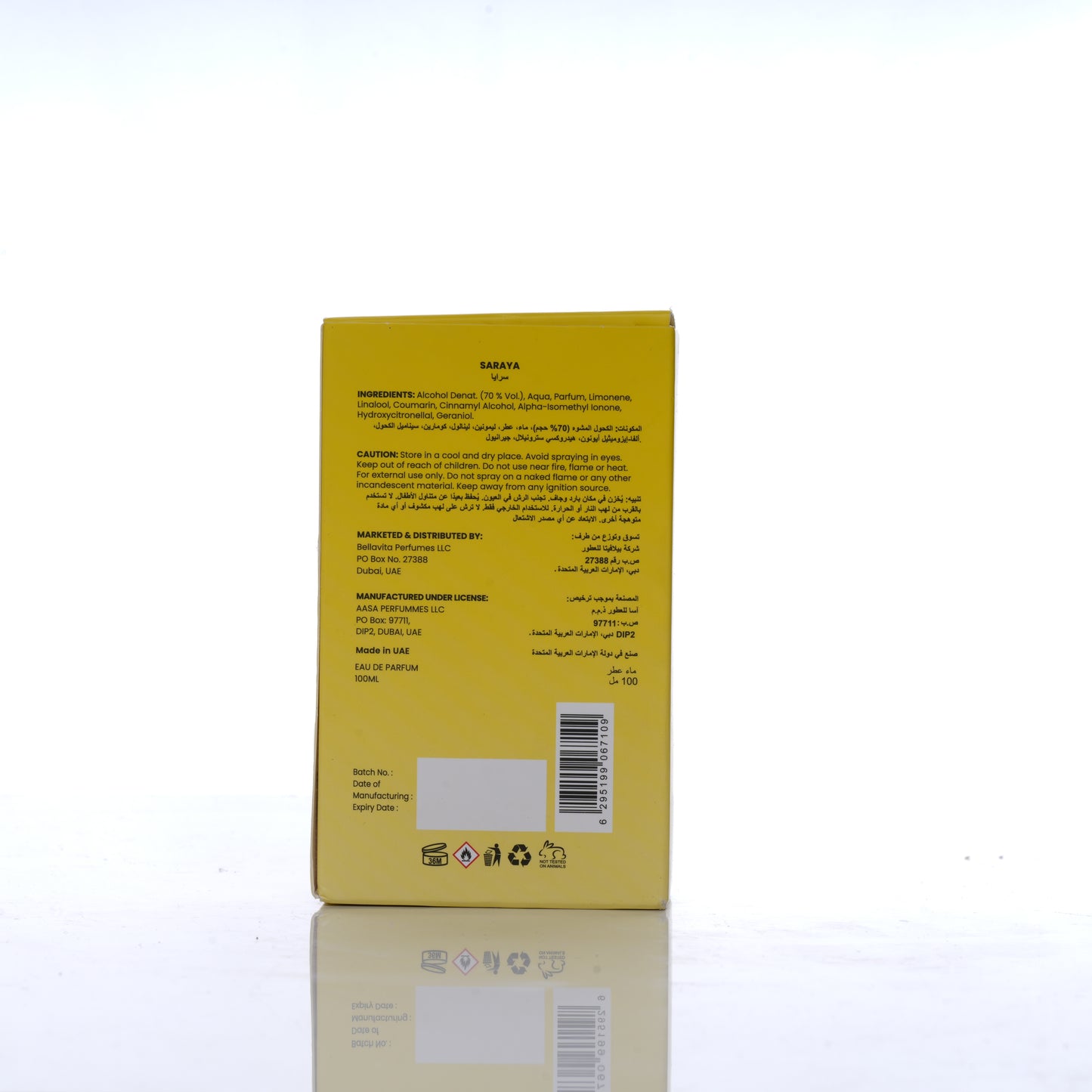 Bellavita Luxury Kenaz Saraya Oriental Edp U