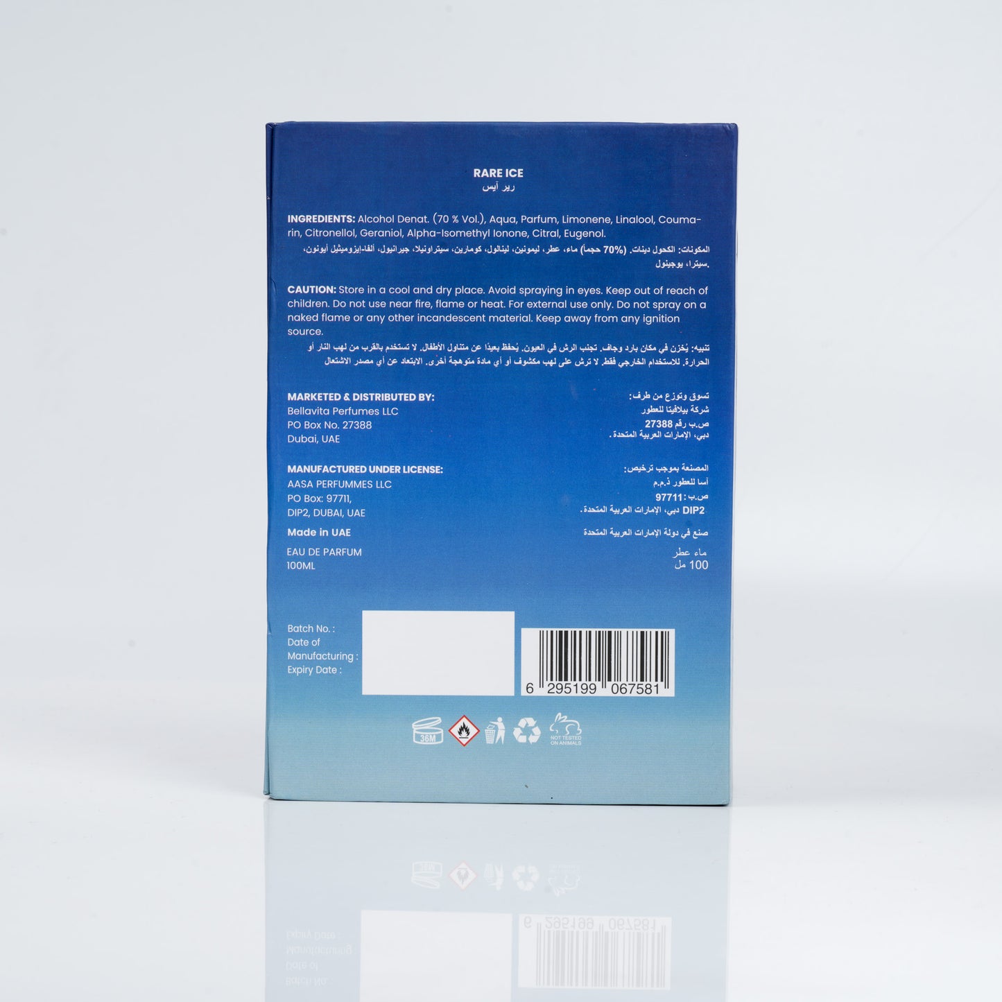 Bellavita Luxury-Uae Rare Ice French Edp M