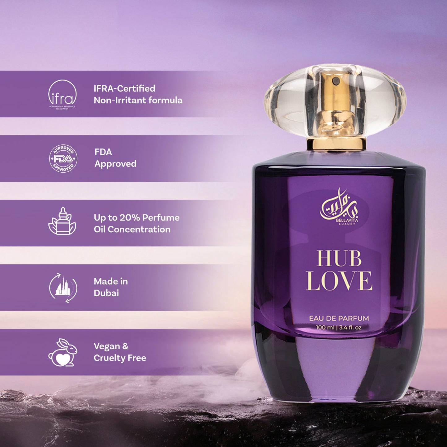 Bellavita Luxury-Uae Hub Love French Oriental Edp W