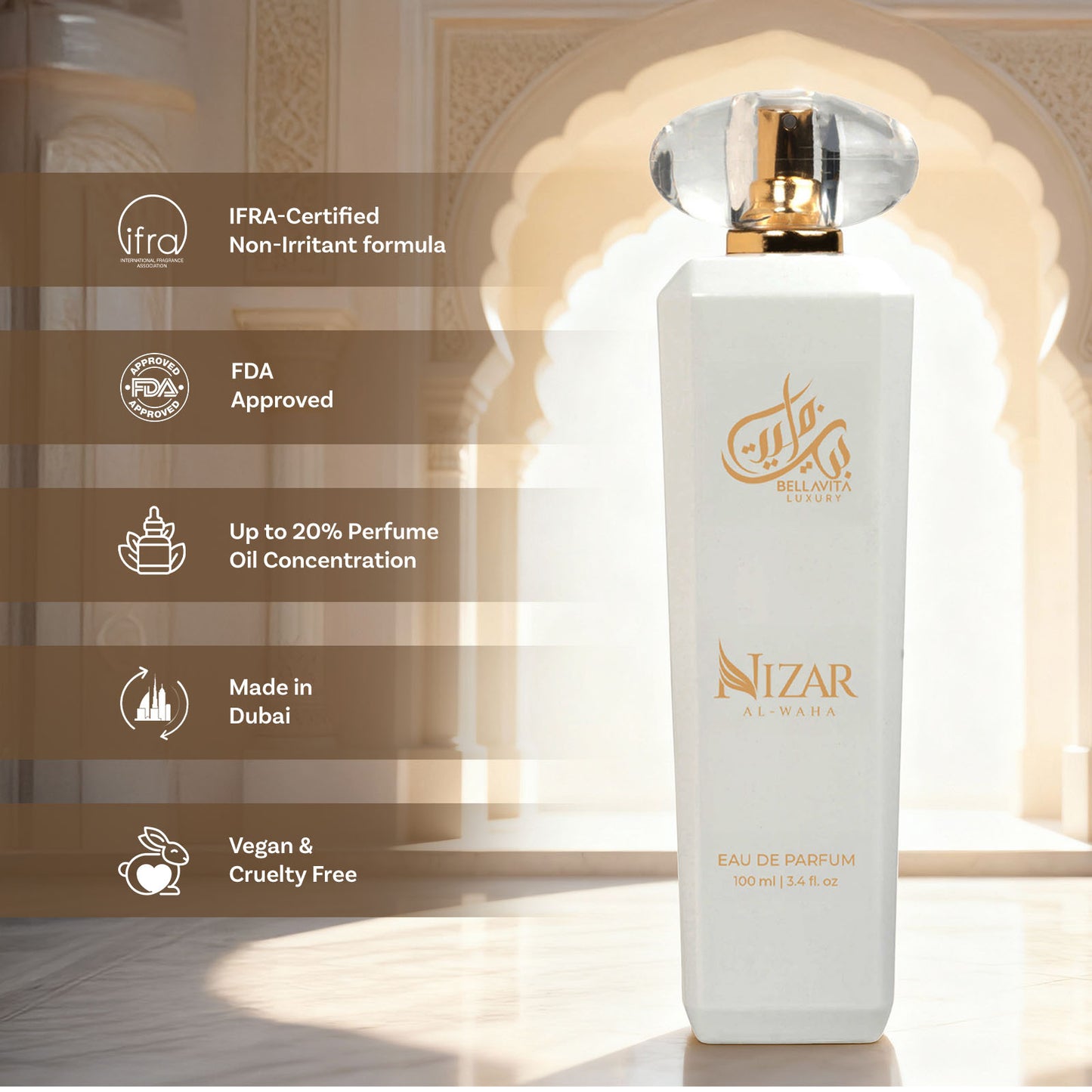 Bellavita Luxury-Uae Nizar Al-Waha French Oriental Edp U