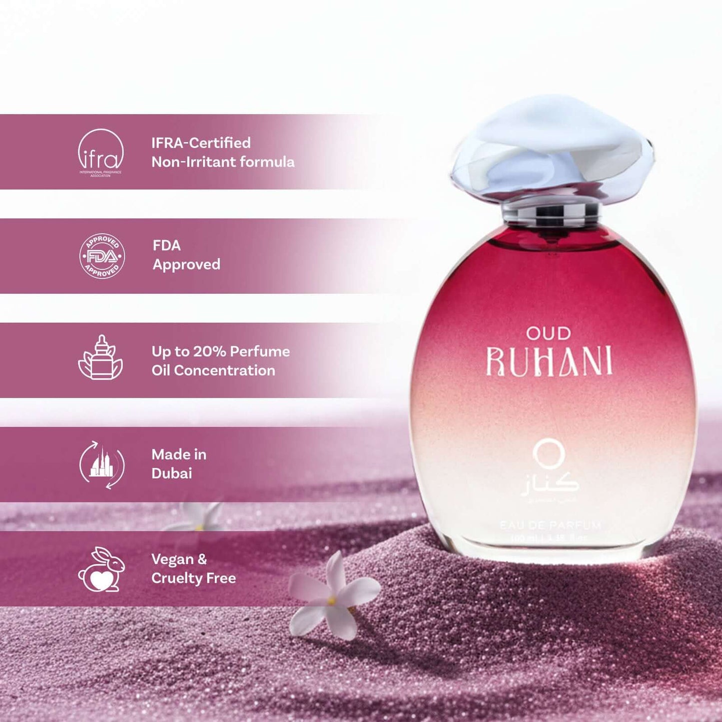 BellaVita Luxury Kenaz Oud Ruhani Oriental EDP for Men 100ml