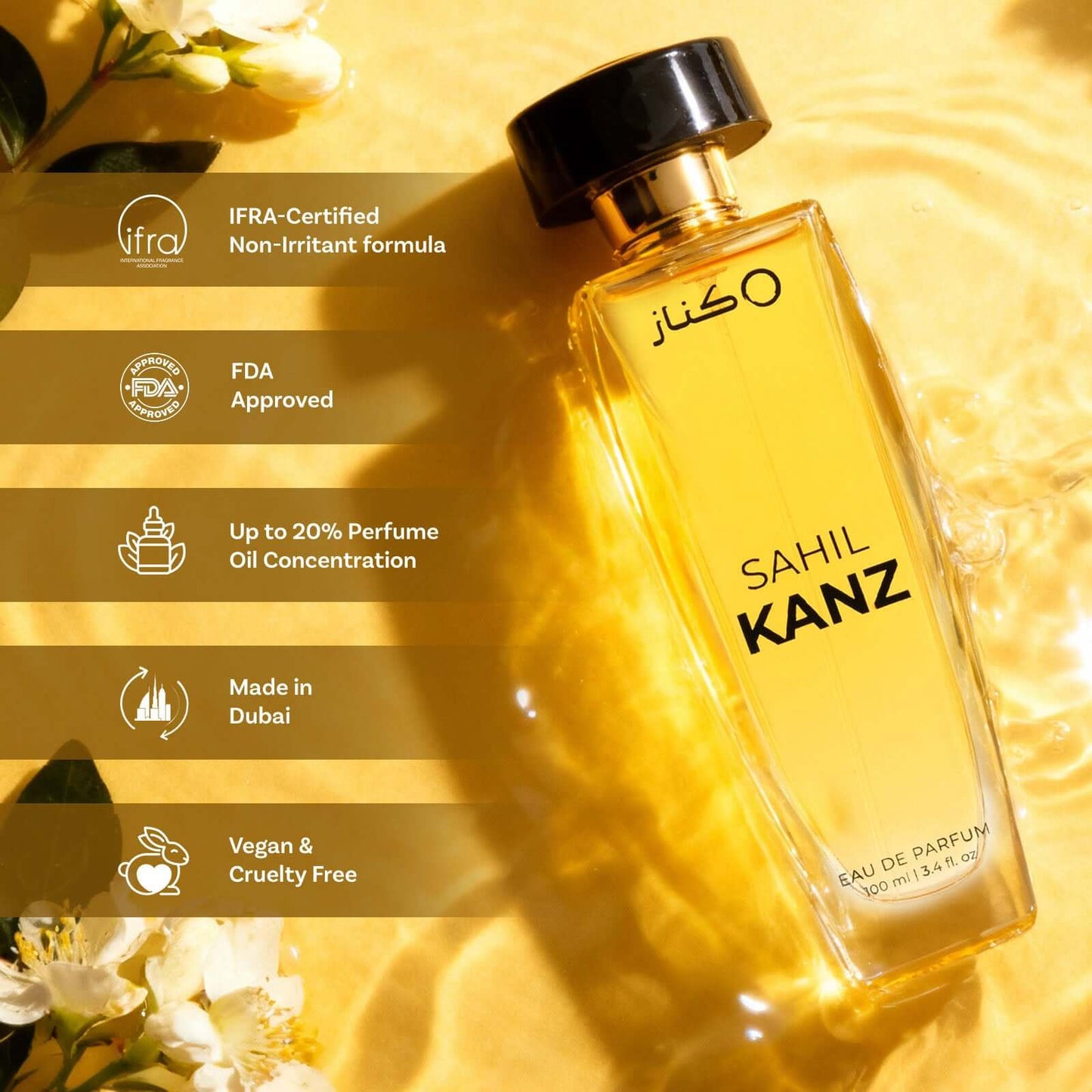 BellaVita Luxury Kenaz Sahil Kanz Oriental EDP Unisex 100ml