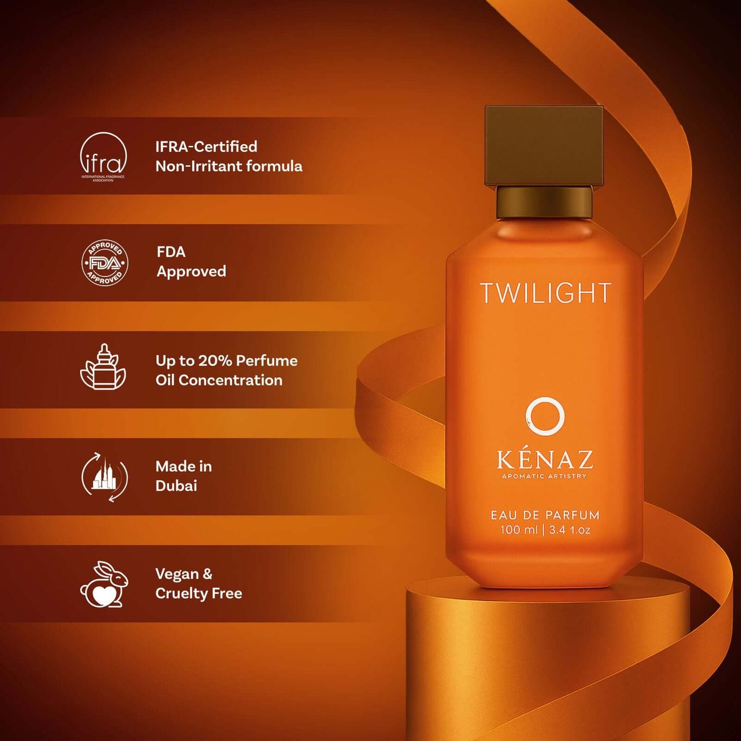 BellaVita Luxury Kenaz Oud Ruhani Oriental EDP for Men 100ml
