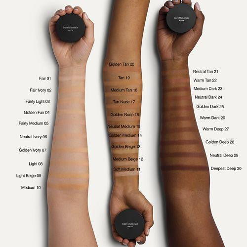 EFFECTIVE MATTE POWDER FOUNDATION Chart