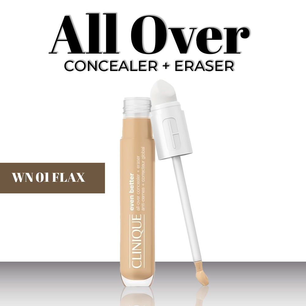 Clinique Even Better All Over Concealer + Eraser Wn 01 Flax