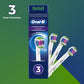 ORAL-B 3D WHITE - CLEANMAXIMISER BRUSH HEADS [ EB18 ] (3)