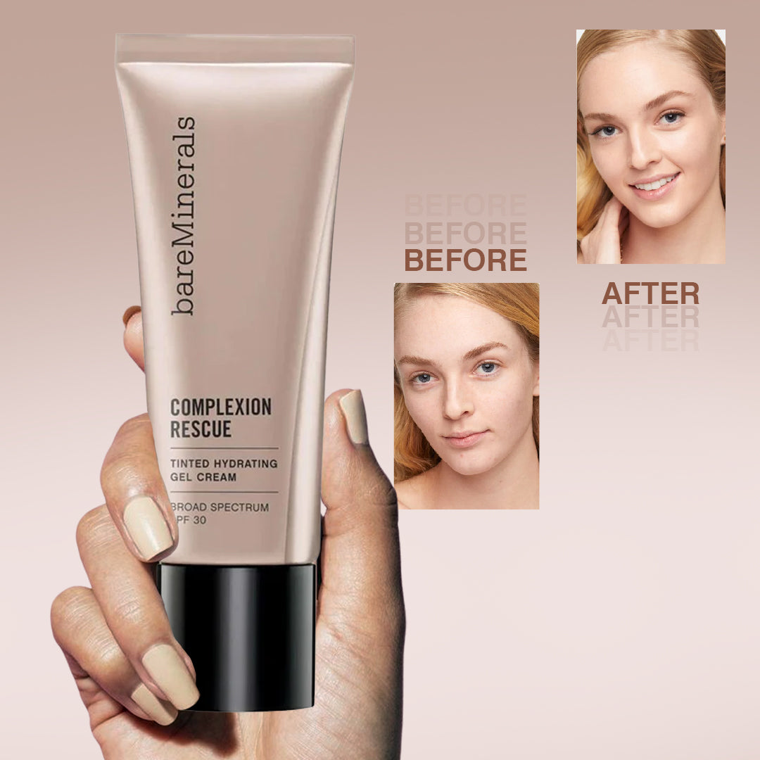 BareMinerals Complexion Rescue Getönte Feuchtigkeitscreme – LSF 30, Farbe 07 Tan, 33,5 G