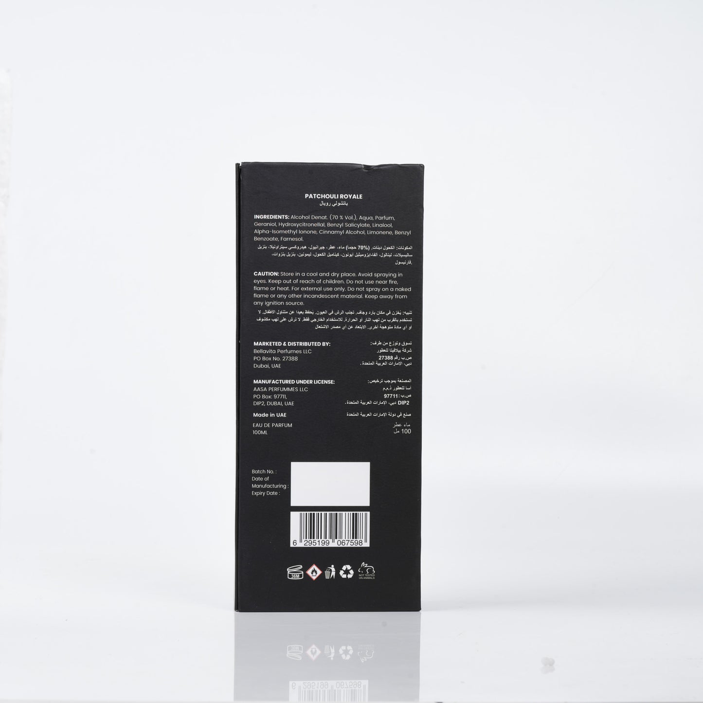 Bellavita Luxury-Uae Patchouli Royałe Oriental Edp M
