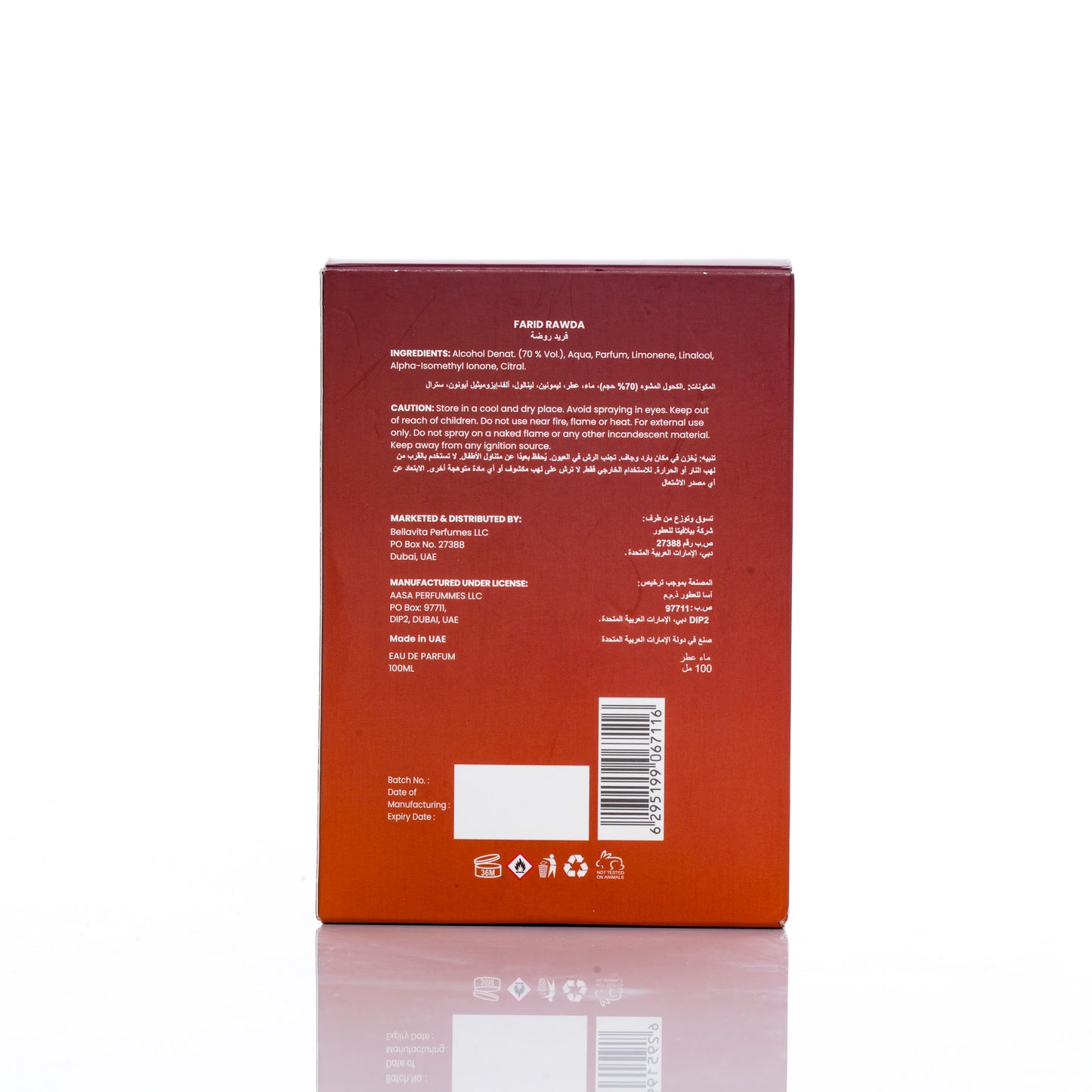 Bellavita Luxury Kenaz Farid Rawda French Oriental Edp W
