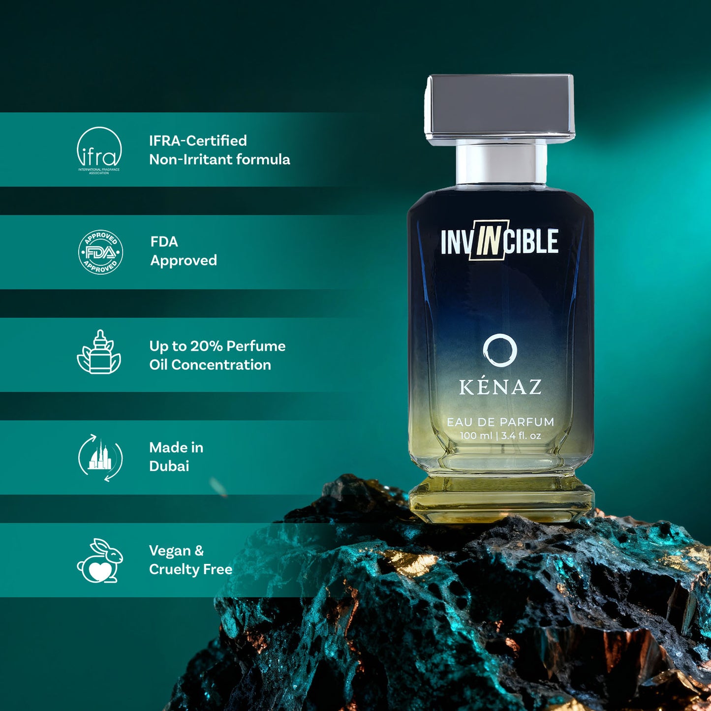 Bellavita Luxury Kenaz Invincible French Edp M