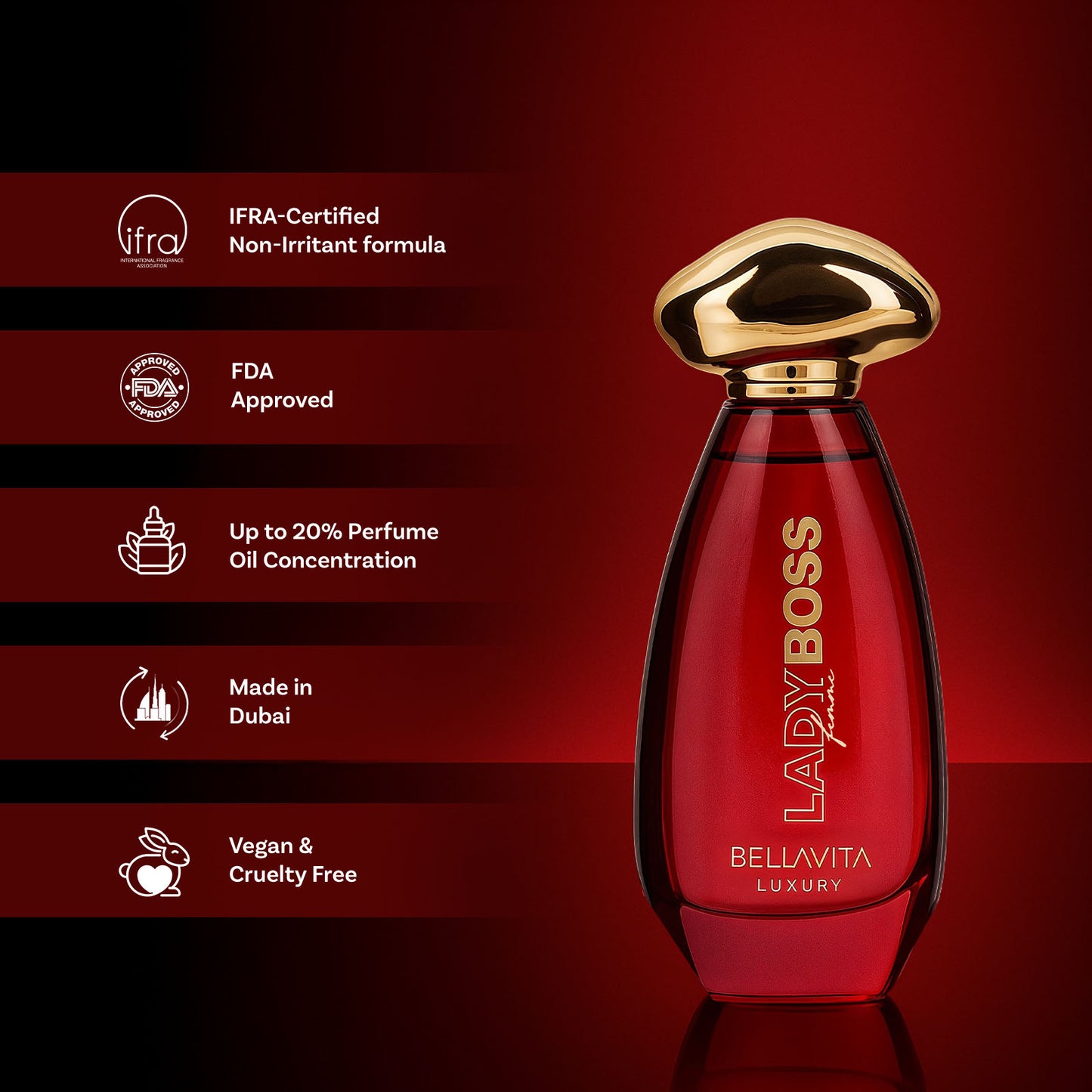 Bellavita Luxury-Uae Lady Boss Femme French Edp W