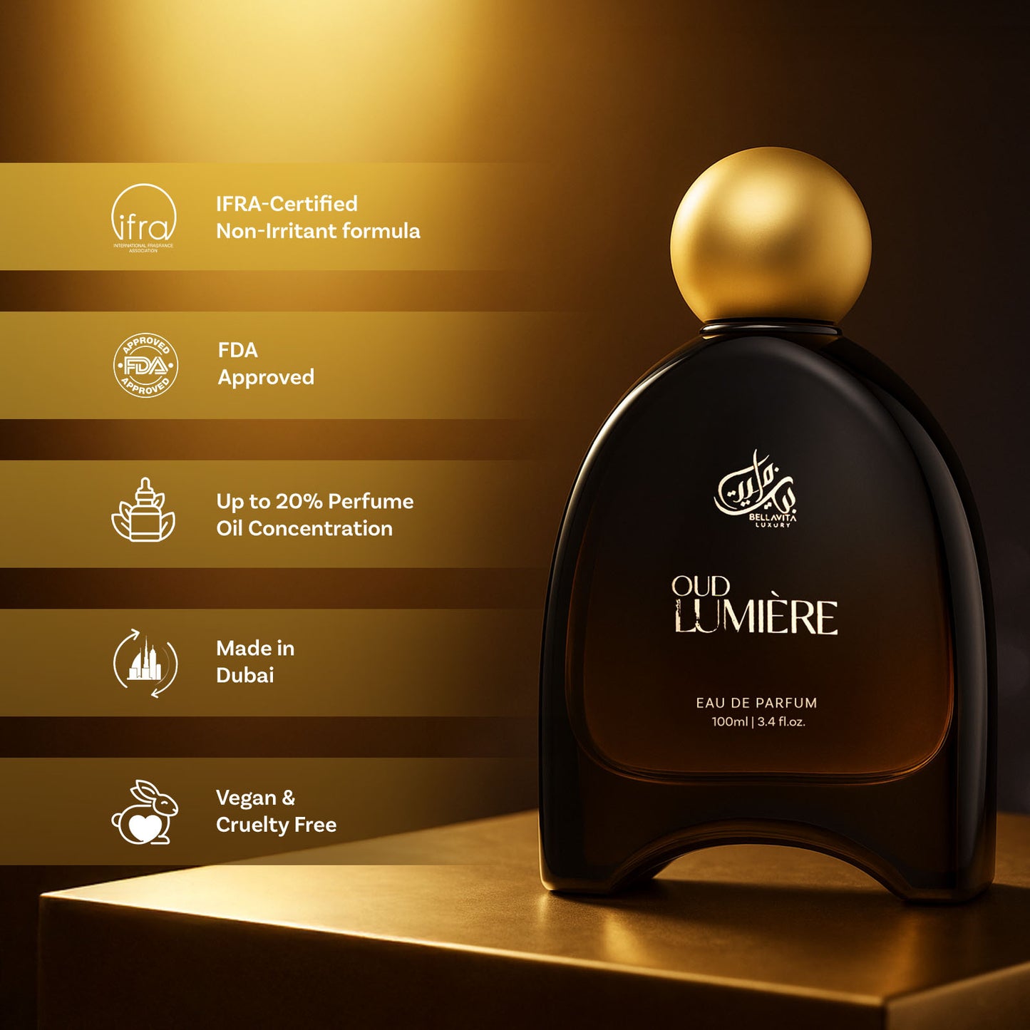 Bellavita Luxury-Uae Oud Lumière French Oriental Edp U