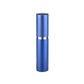Refillable travel perfume blue
