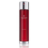 A red spray bottle of Victorinox Swiss Army Eau De Toilette For Her with a clear, sleek design.