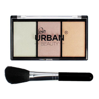 Urban Beauty Make Up Powder Palette with Brush 